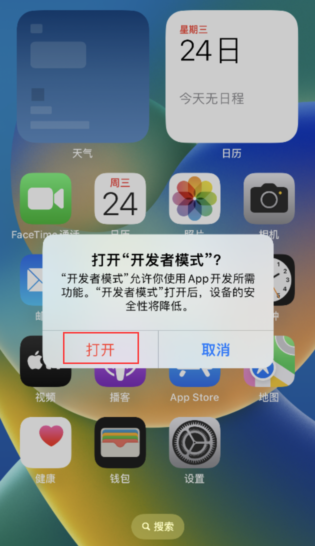 兴仁苹果手机维修分享如何打开开发者模式 